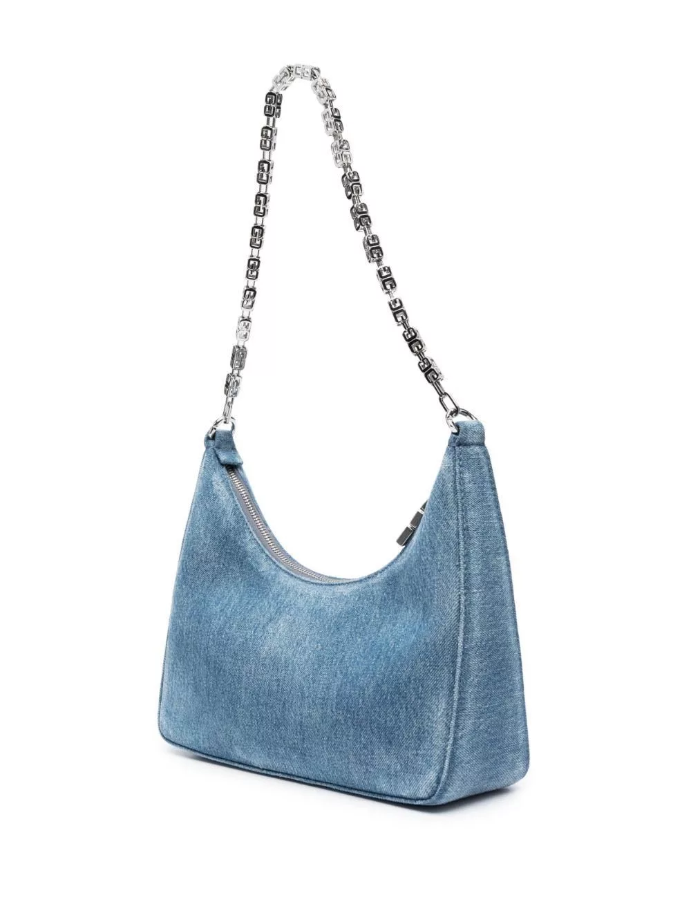 Givenchy Shoulder Bags Givenchy Denim Moon Bag Blue