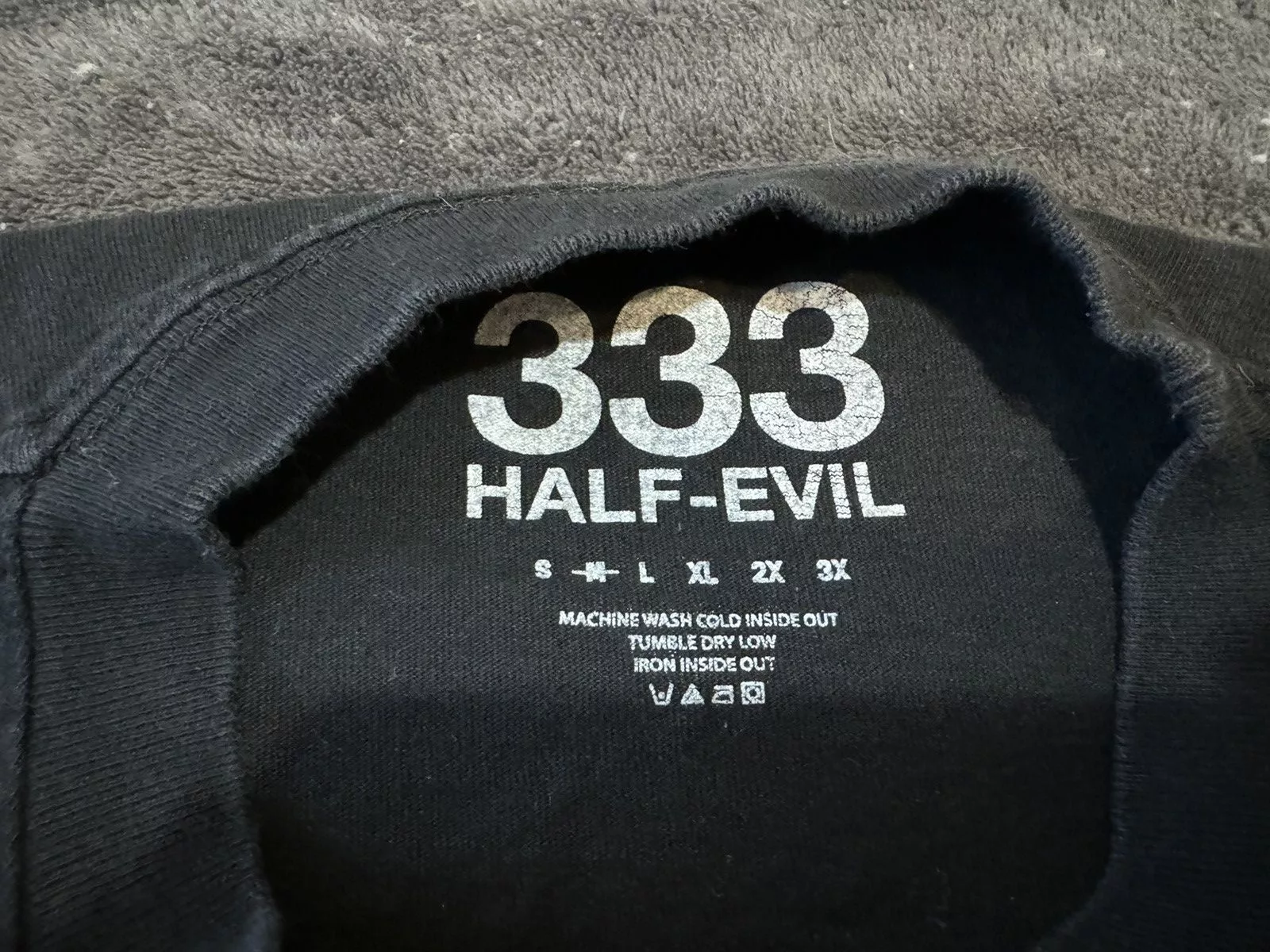 Half Evil Short Sleeve T Shirts Half Evil Tee Black