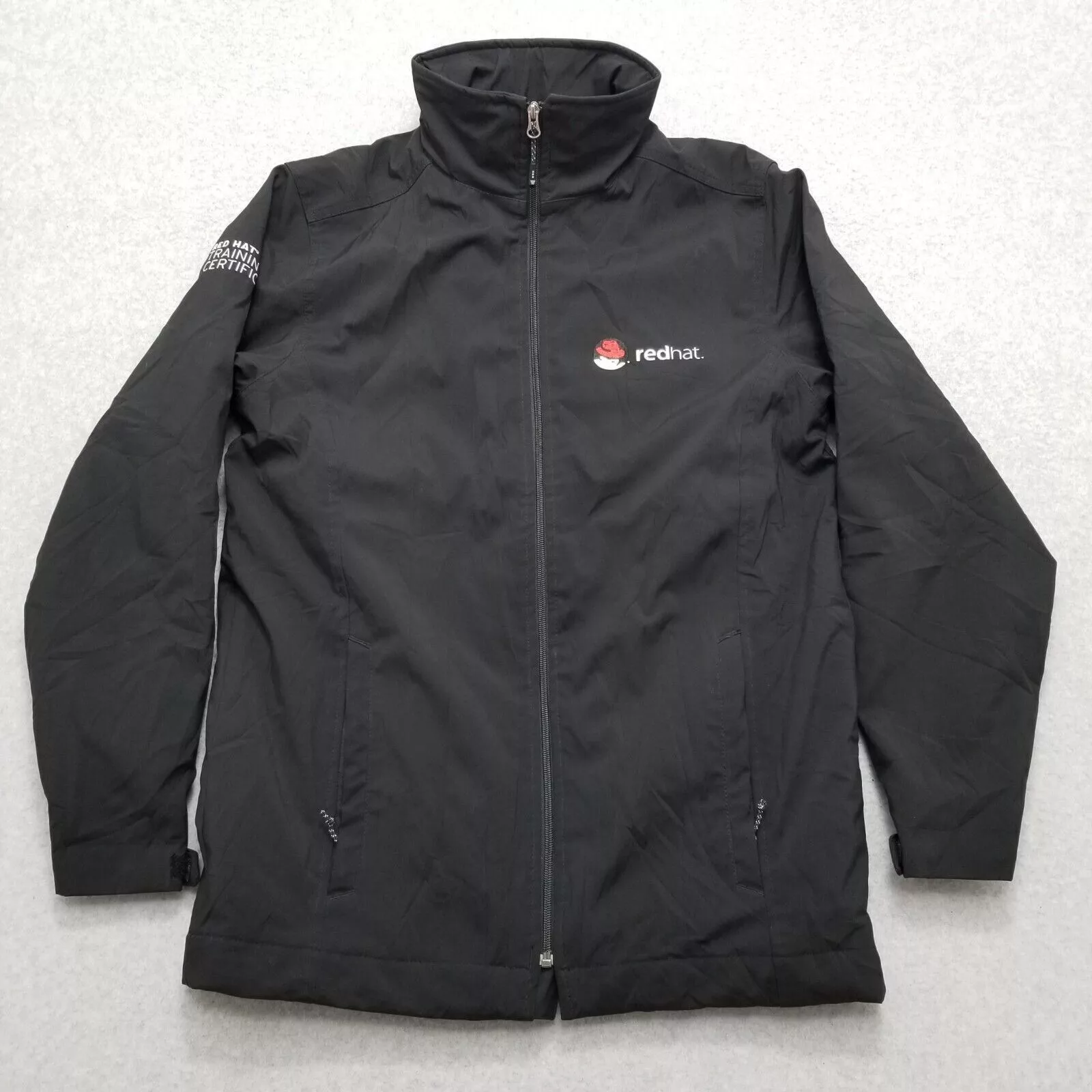 Other Light Jackets Other Elevate Jacket Men Medium Pockets Full Zip Windbreaker Black