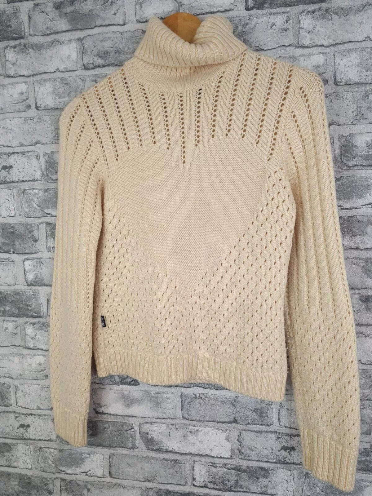Moschino Sweaters Moschino Jeans Jumper uk 6 8 vtg Pullover Heart Design White