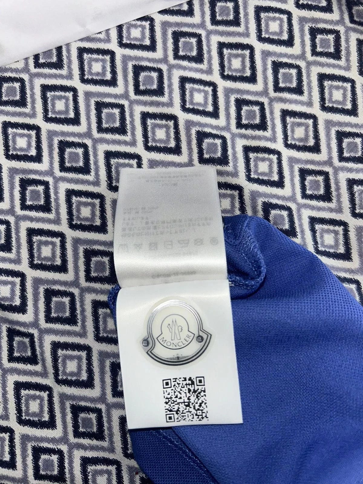 Moncler Polos Moncler Shirt Blue