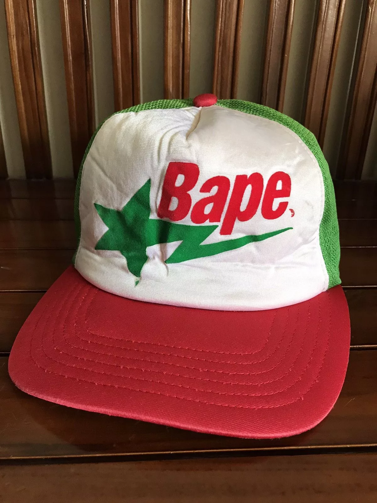 Bape Hats Bape Sta Mesh Cap Green