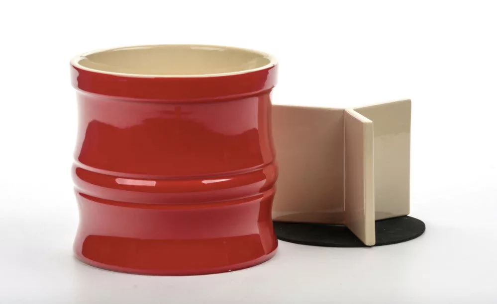 Oversized Red Tool Crock