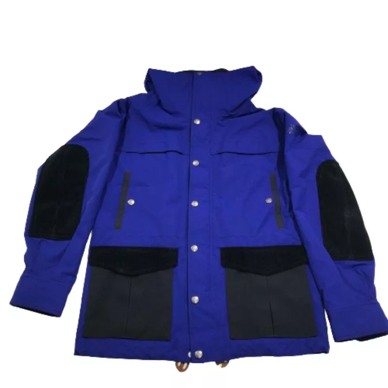 Junya Watanabe Light Jackets Junya Watanabe Jacket Contrasting Mountain Parka Blue