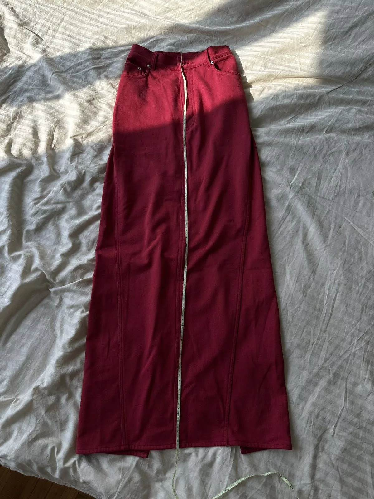 H&M Maxi Skirts H&M skirt HM STUDIO Red