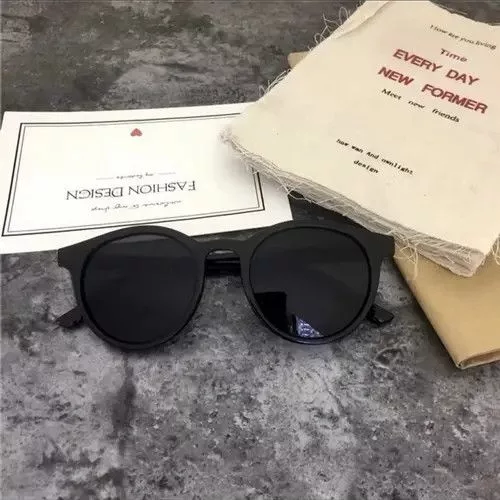 Designer Sunglasses Designer × Electric Visual Vintage round frame sunglasses Black Streetwear