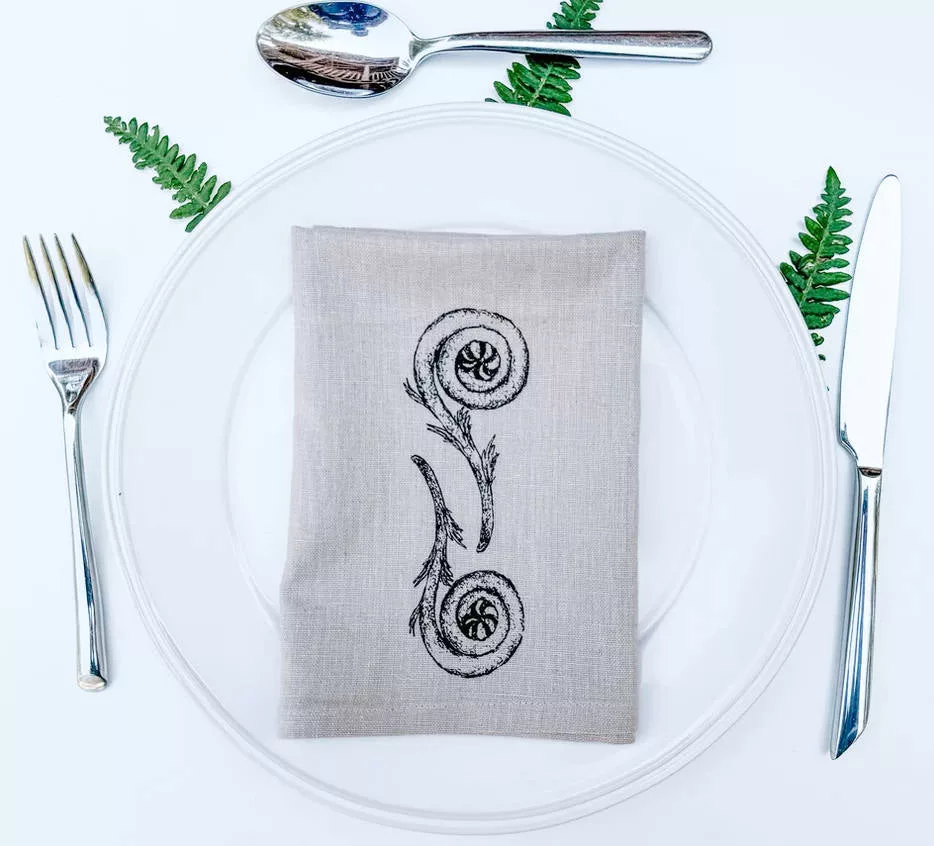 Forage Linen Napkin 4/set Taupe