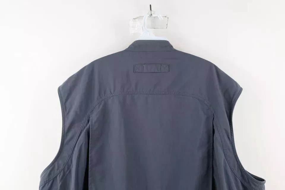 Duluth Trading Company Light Jackets Duluth Trading Company × Vintage Duluth Trading Co On the Fly Full Zip Vest Jacket Steel Blue
