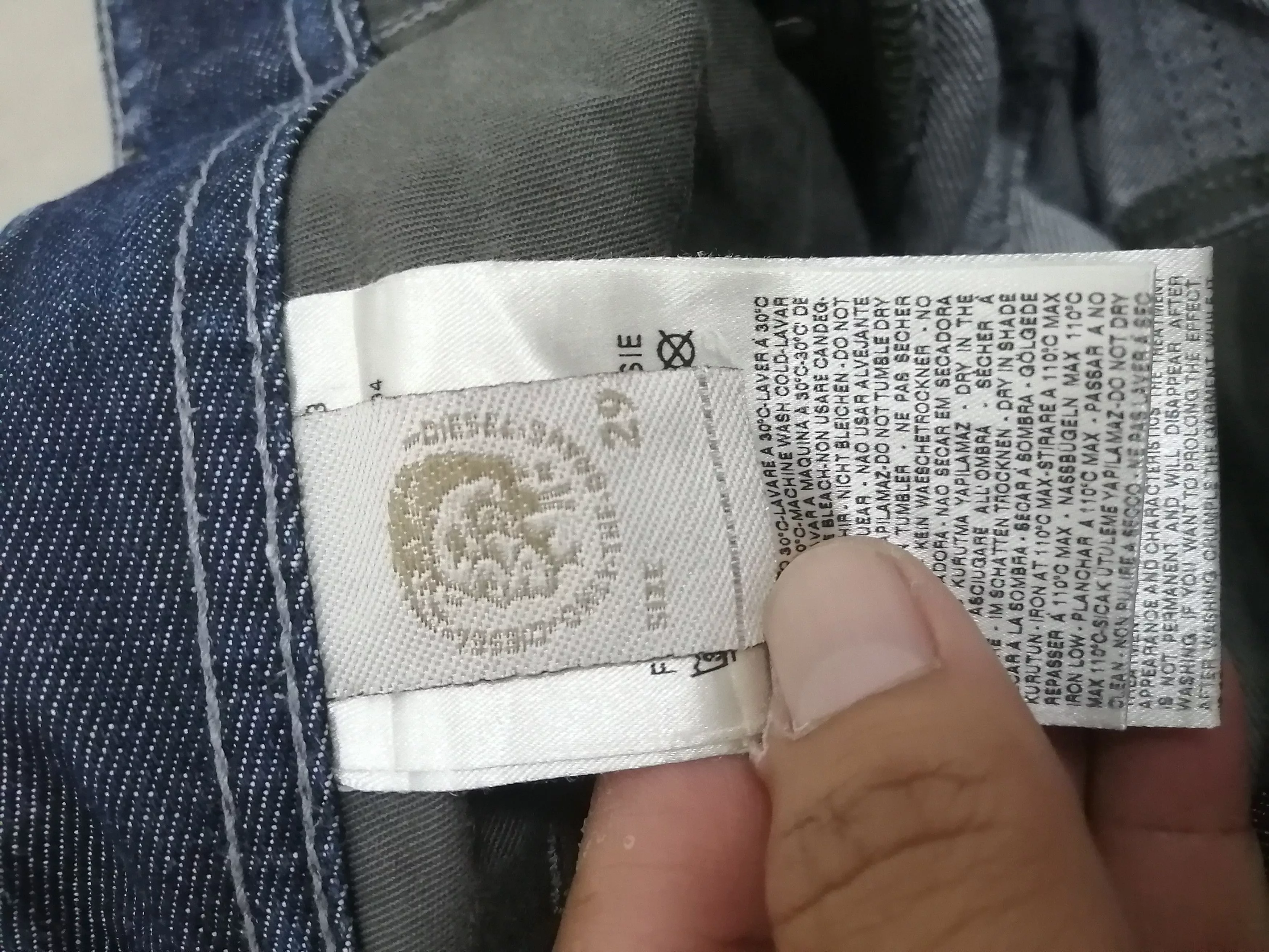 Diesel Denim Diesel Straight jeans Multi Vintage