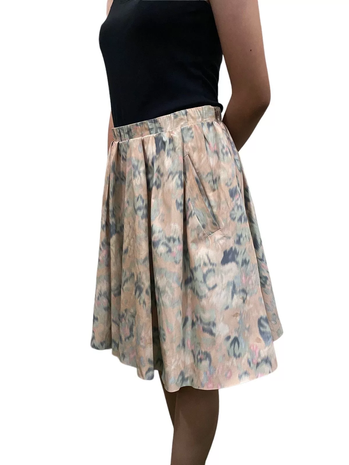 Acne Studios Midi Skirts Acne Studios PSS12 ACNE Romantic Print Multi