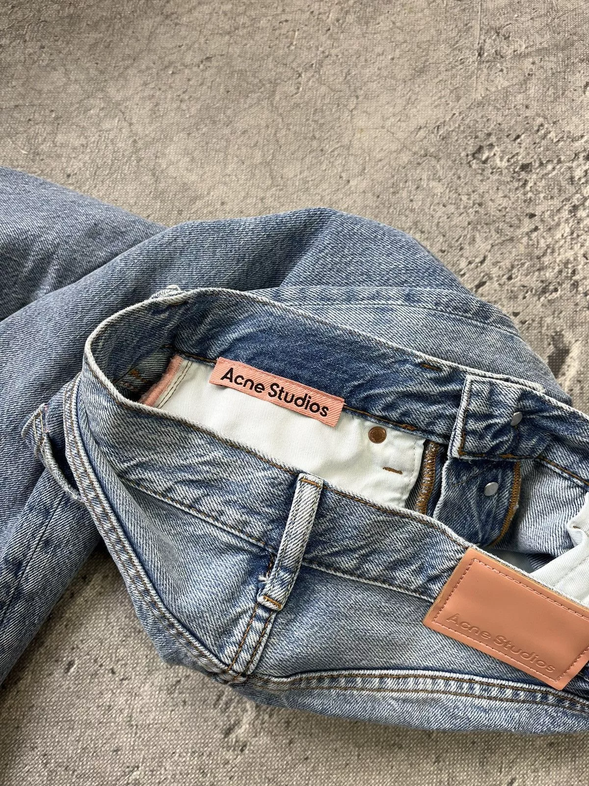 Acne Studios Jeans Acne Studios × Designer Acne Studios Straight Jeans Blue Luxury