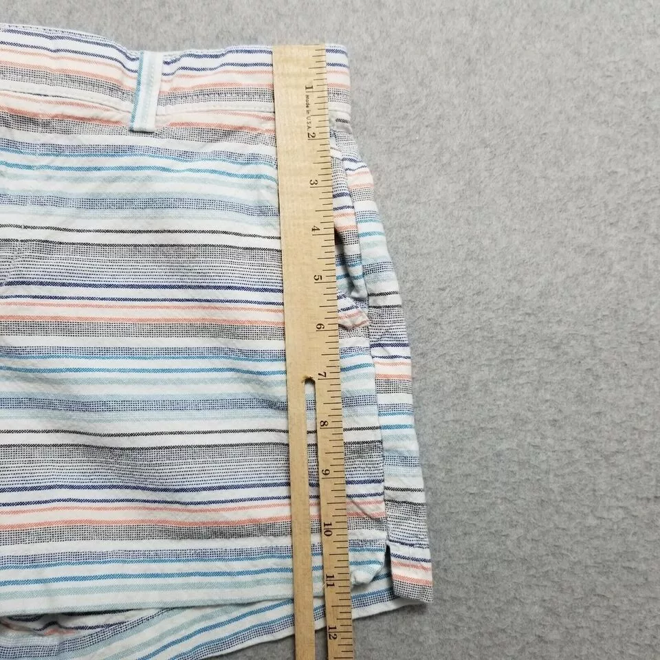 Gap Shorts Womens 0 Striped Chino Casual Lightweight Multi