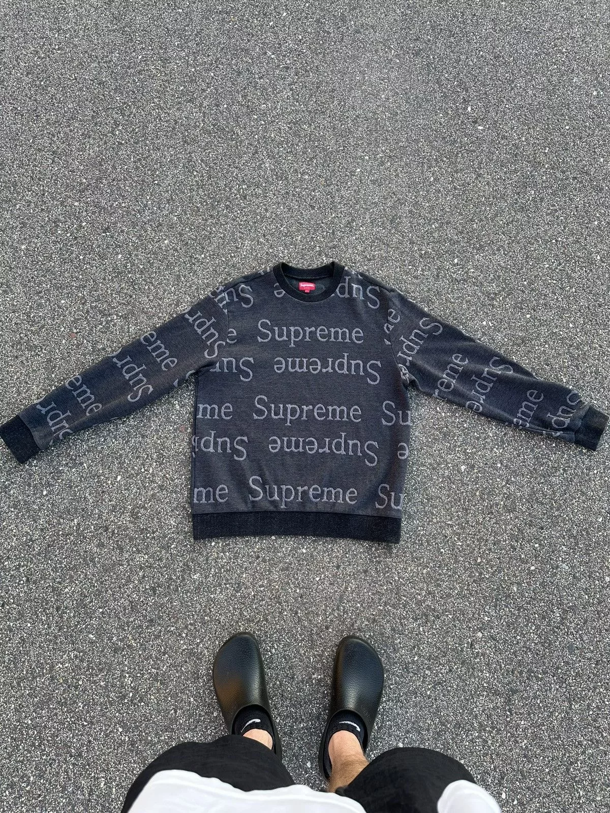 Supreme Sweaters Knitwear Supreme jacquard all over logo sweater Multi