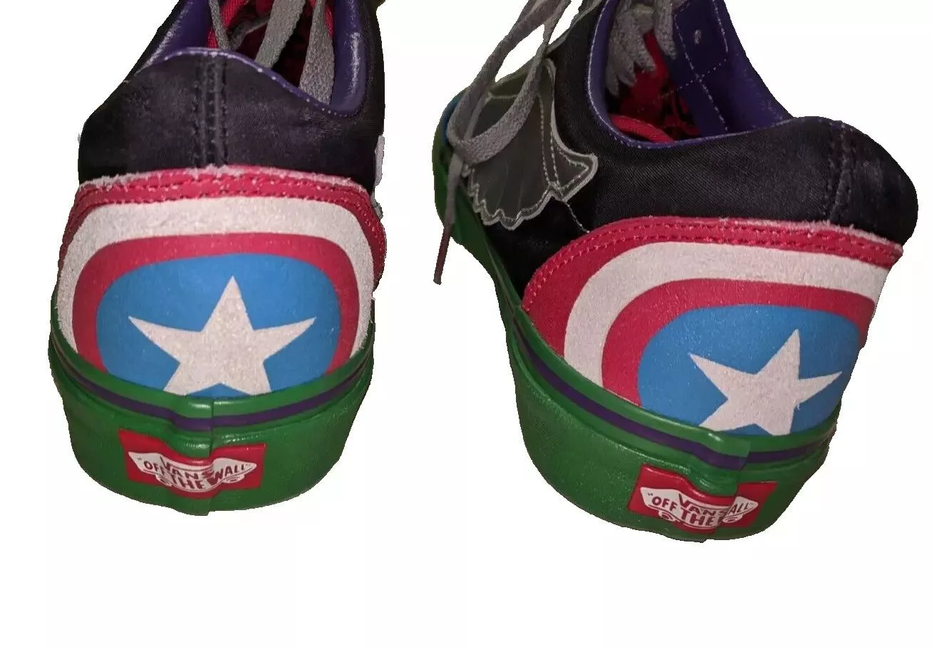 Marvel Comics Low Top Sneakers Marvel Comics × Vans Vans x Marvel Old Skool sneakers US 8 Multi