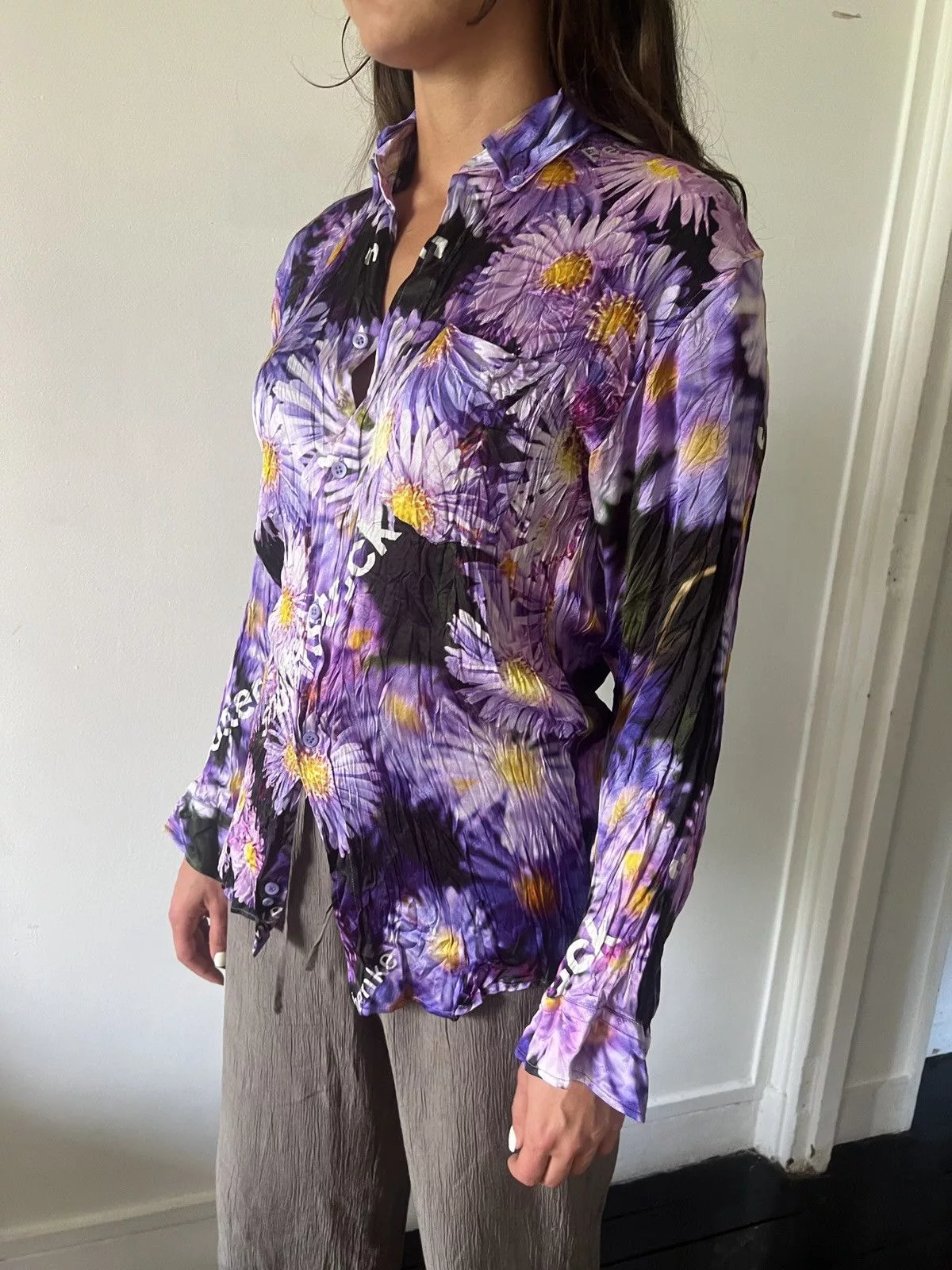Balenciaga Button Ups Balenciaga shirt Brown