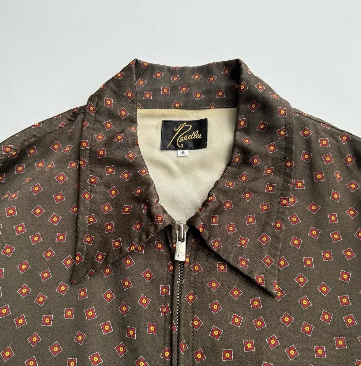 Needles Light Jackets Needles Lined Multi-Pocket Blouson Brown