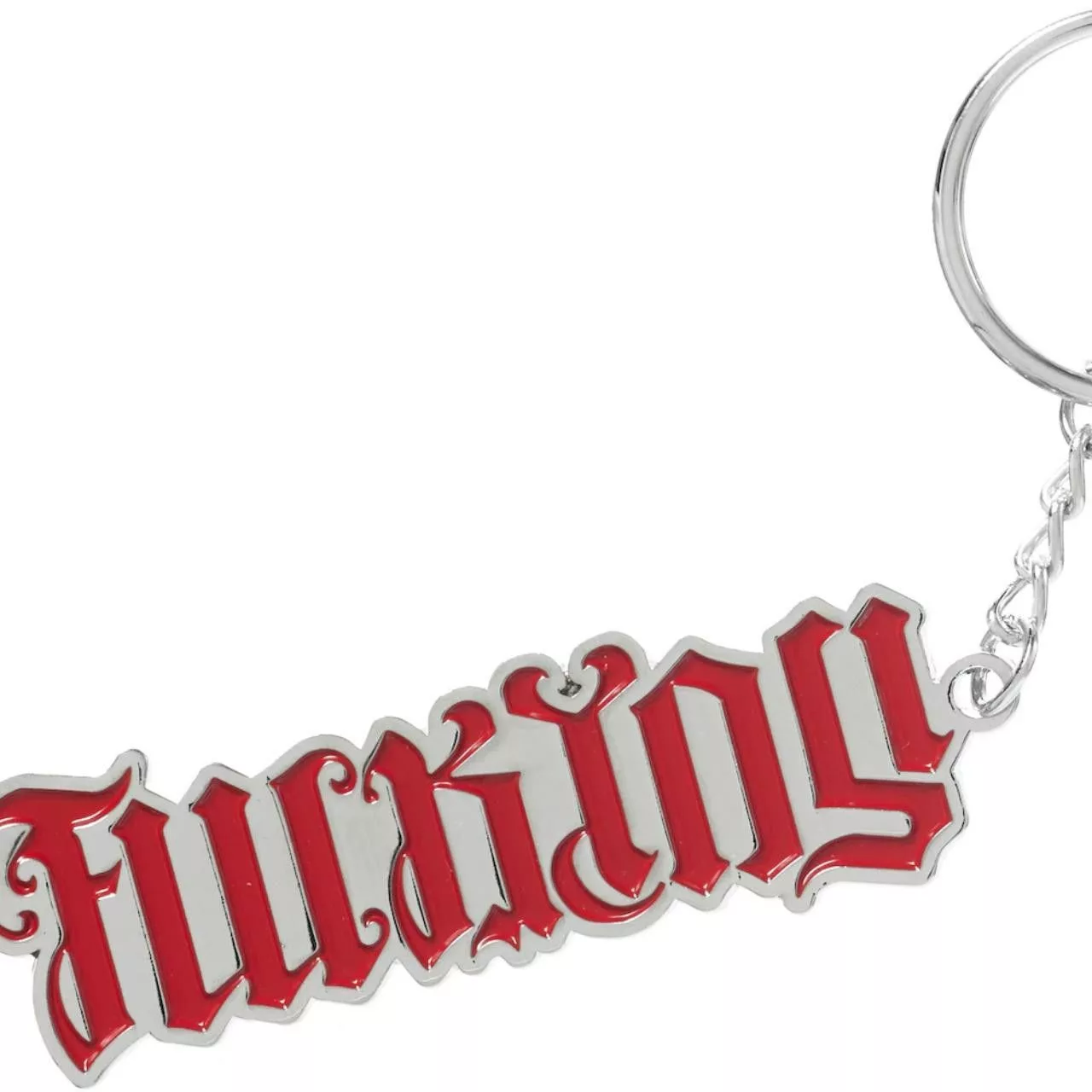 Supreme Supreme Supreme Ambigram Keychain - Red