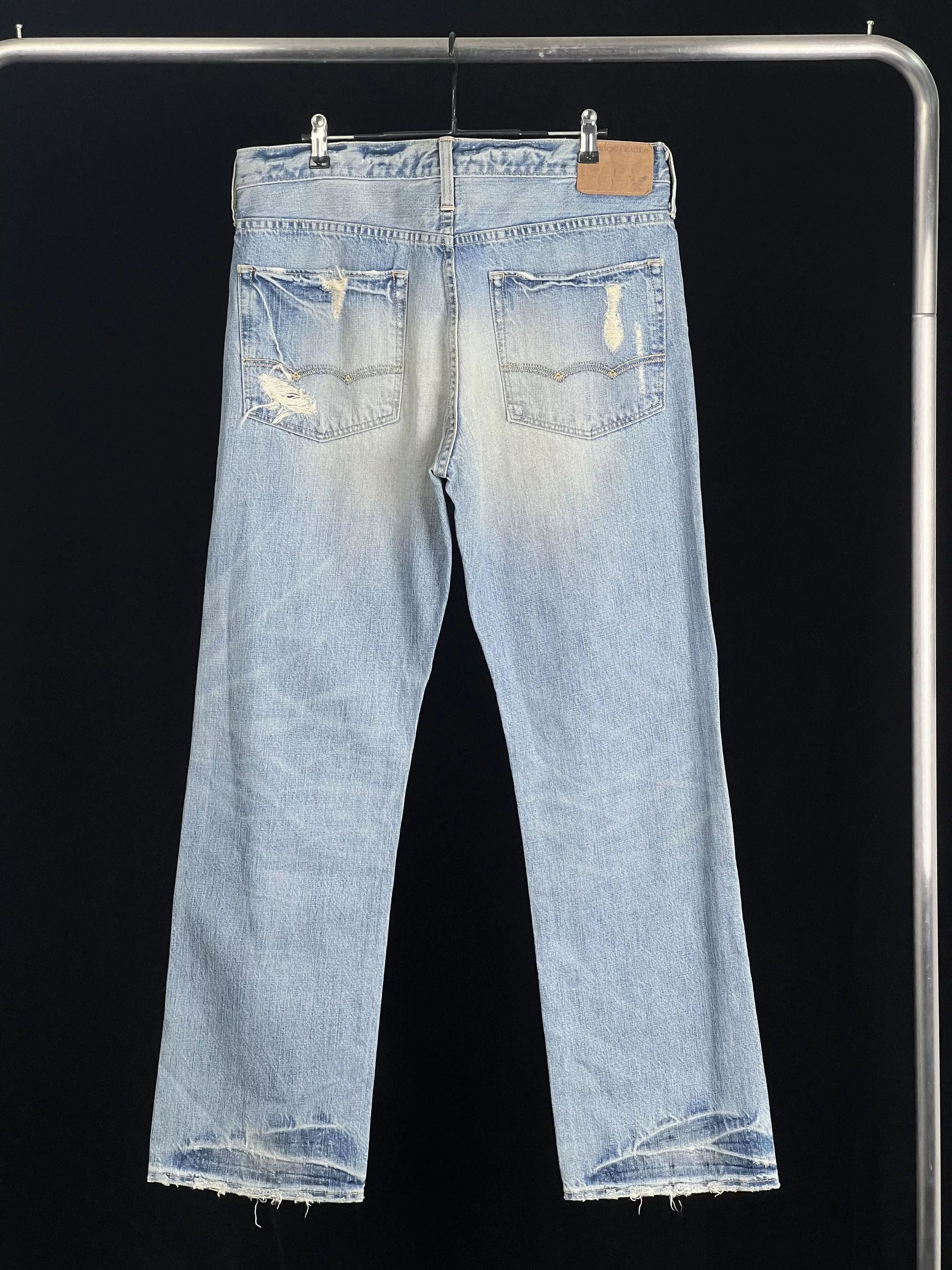American Eagle Outfitters Denim American Eagle Outfitters Light Wash Bootcut Jeans Jambe Semi-evasee Denim Blue