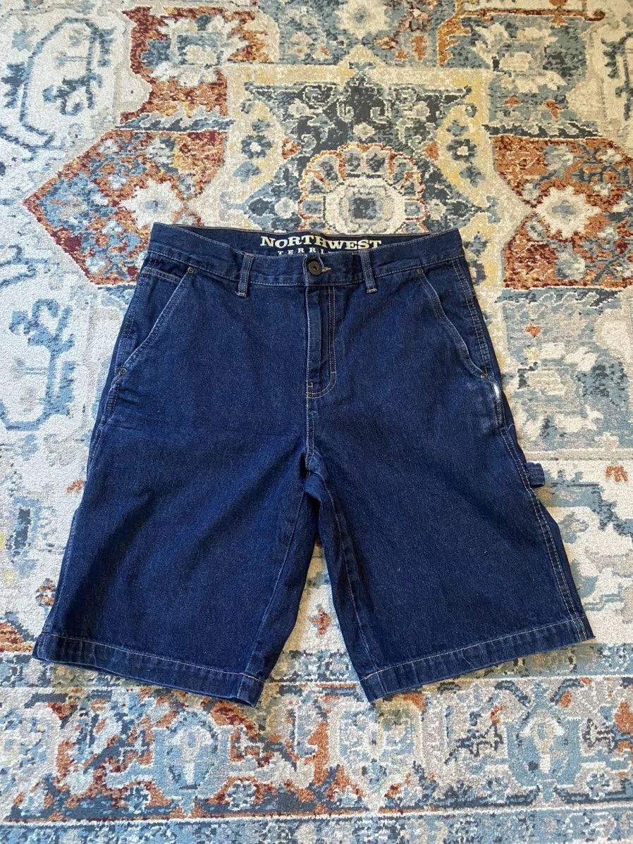 Northwest Territory Denim Northwest Territory × Vintage NORTHWEST TERRITORY VINTAGE JORTS Blue Streetwear