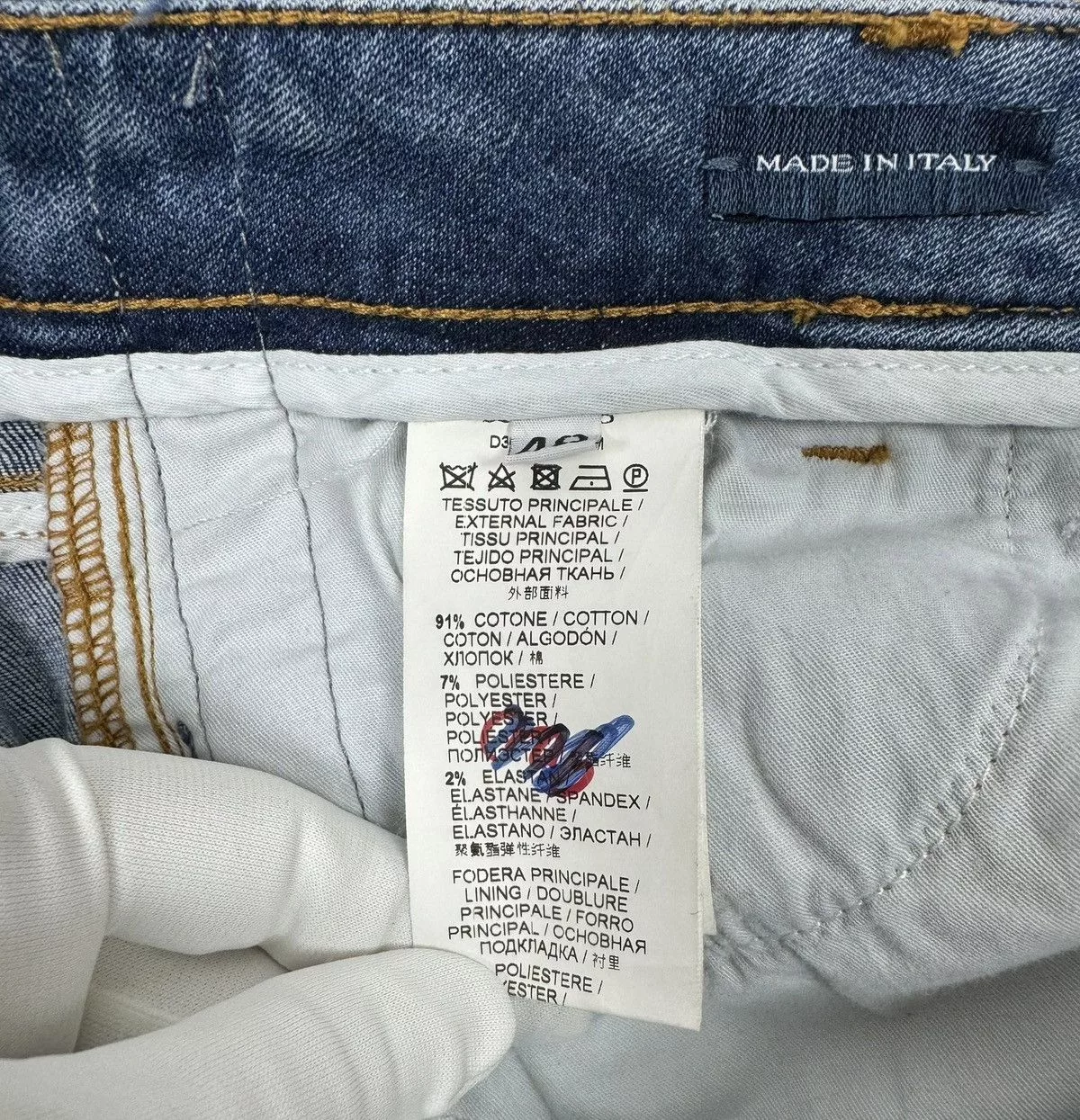 Ermanno Scervino Jeans Ermanno Scervino Slim Jeans Cropped size 40 Blue