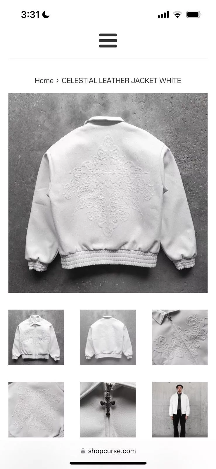 Members Only Leather Jackets Members Only Celestial Leather Jacket White