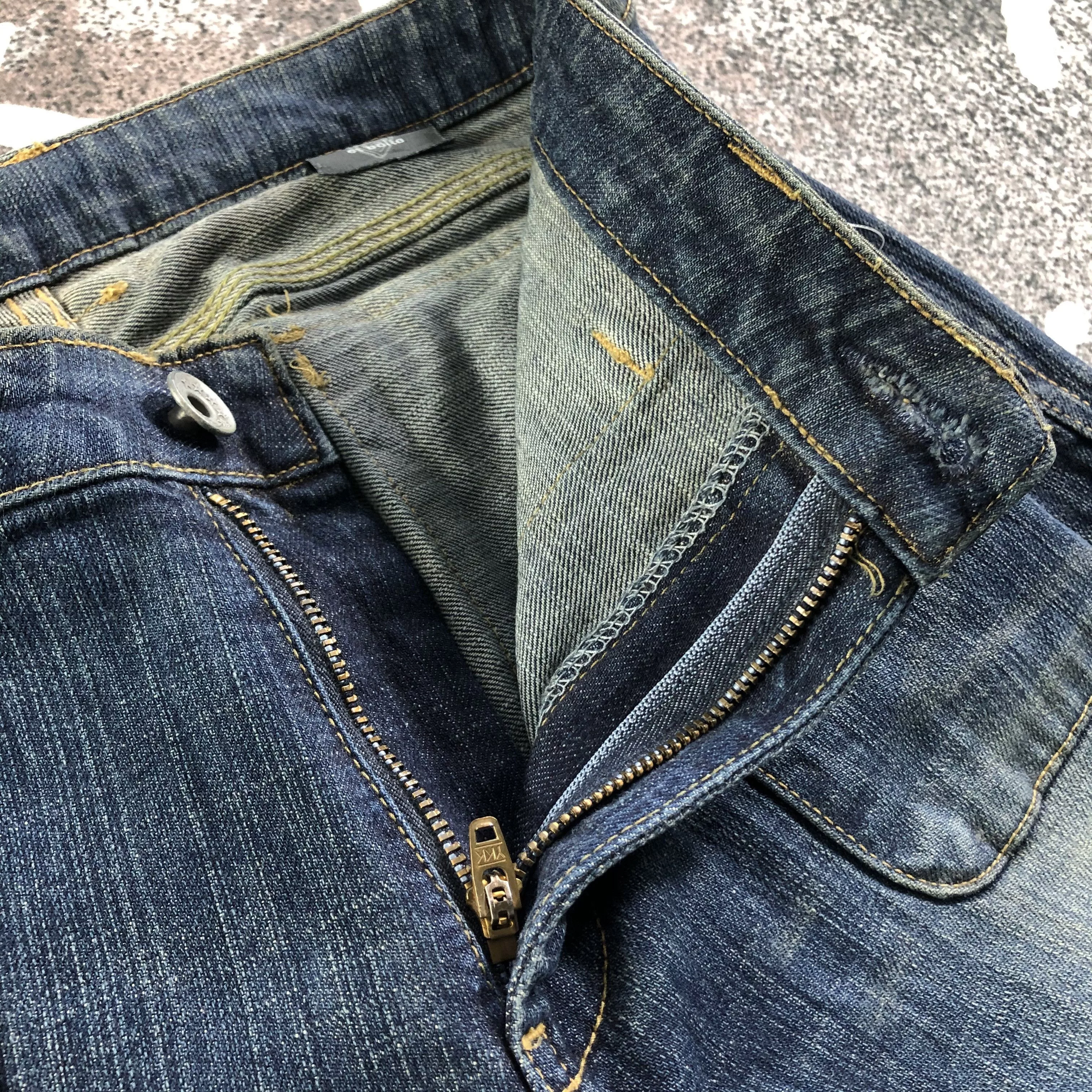 Japanese Brand Denim Japanese Brand × Vintage Et Boite Jeans Flared Denim Blue