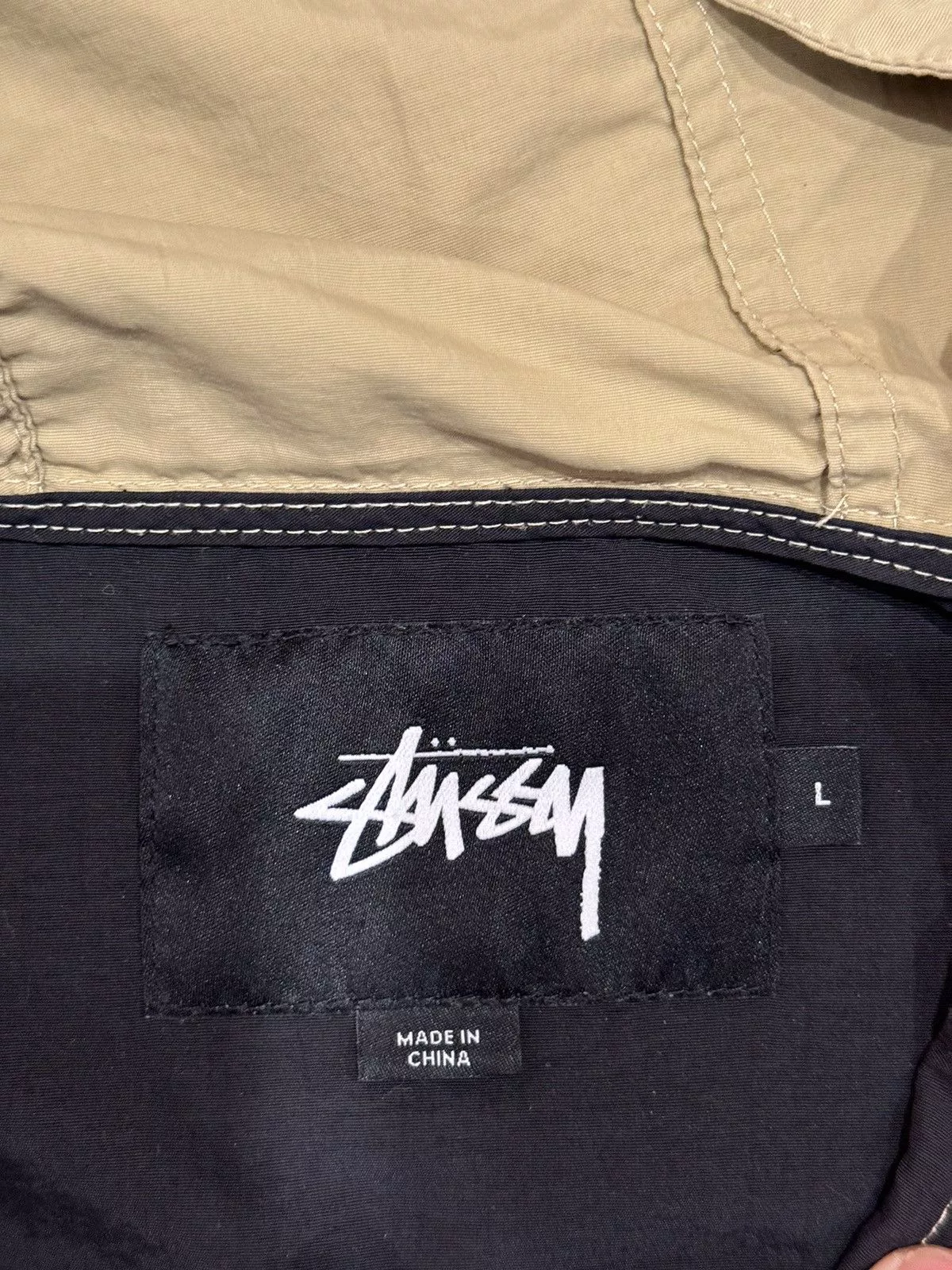 Stussy Parkas Stussy sample wind breaker Black
