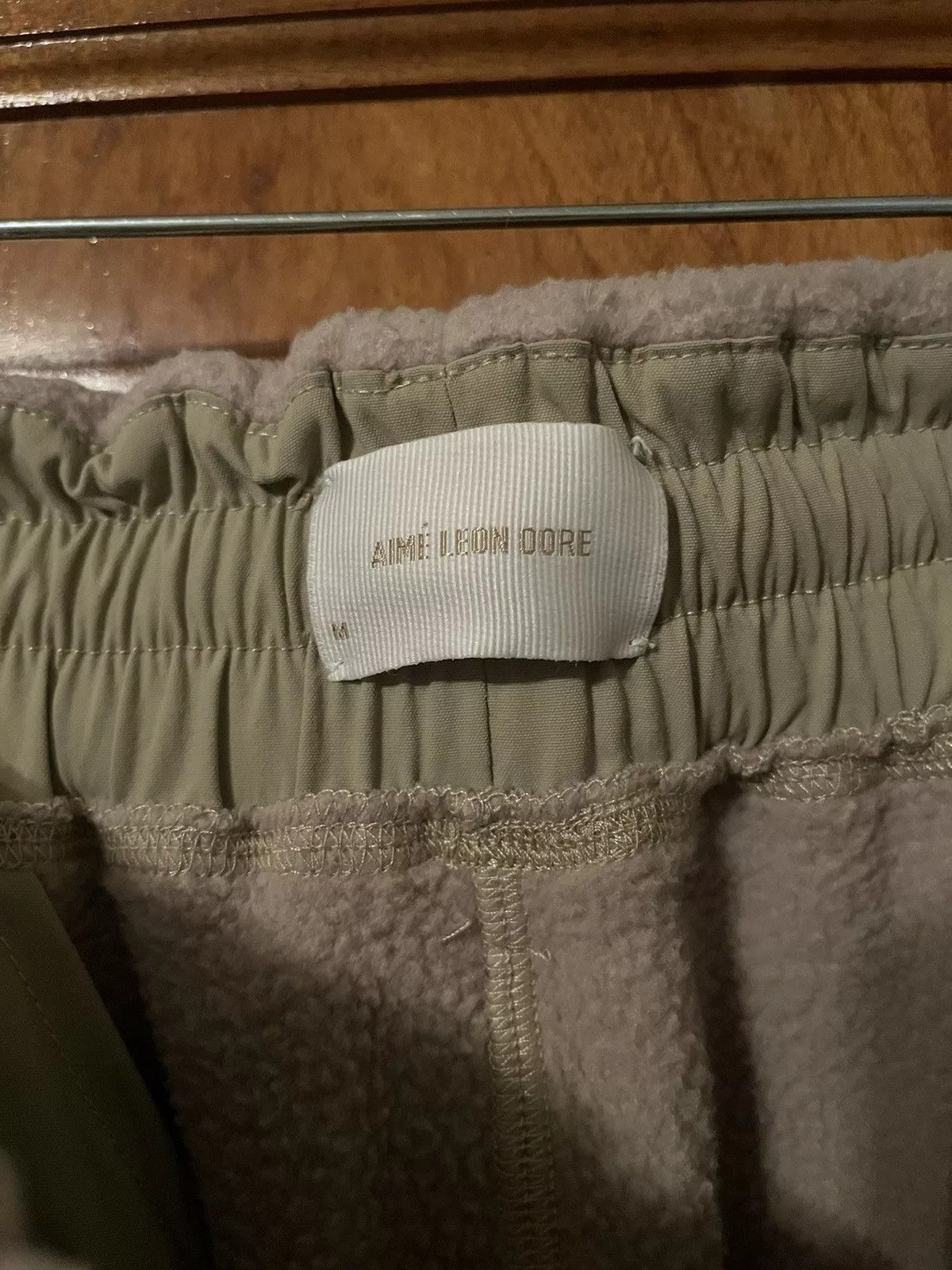 Aime Leon Dore Sweatpants Joggers Aime Leon Dore Heavyweight fleece pants White