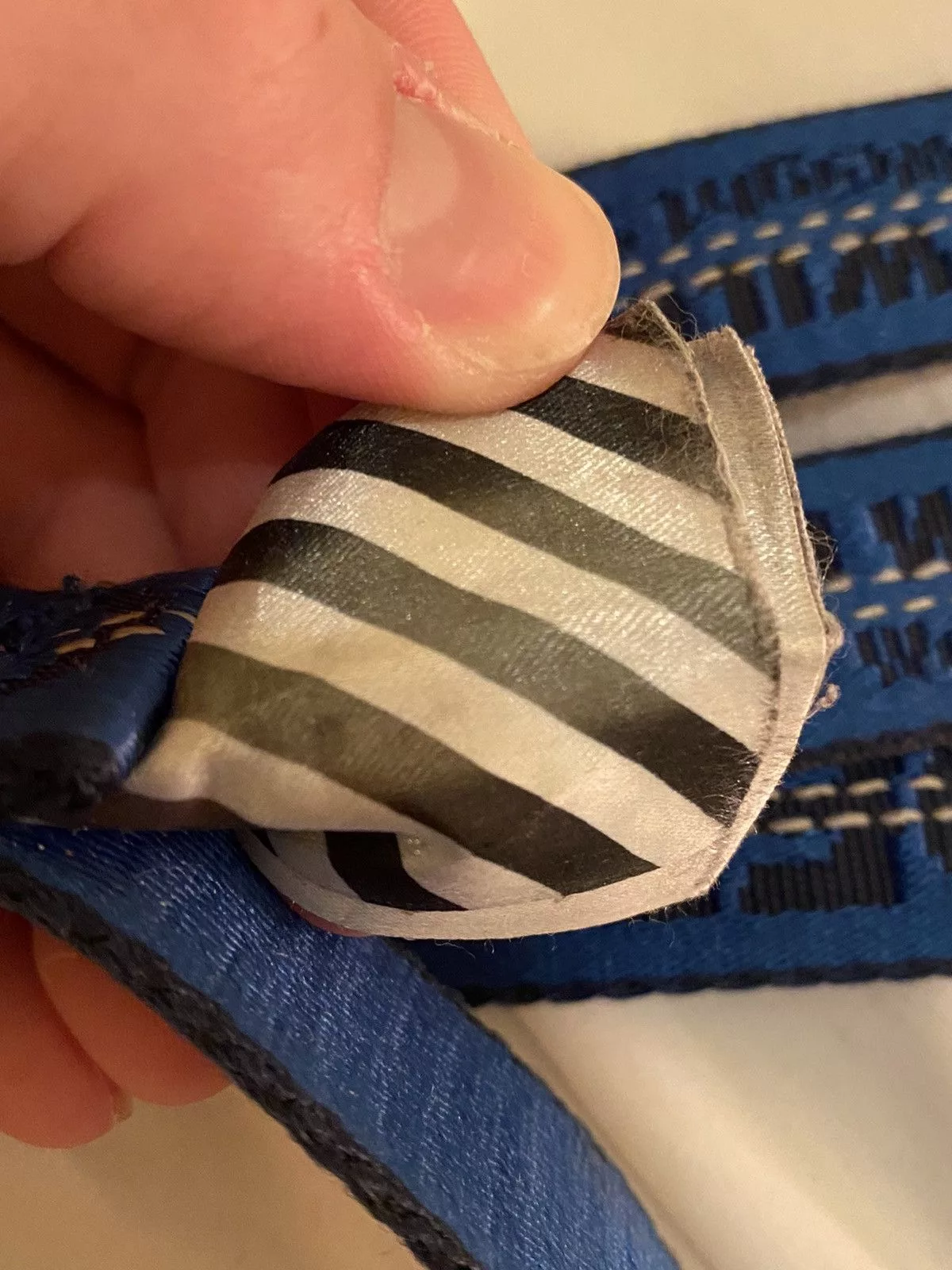 Off-White Belts Off-White - Blue and Black Mini Industrial Belt