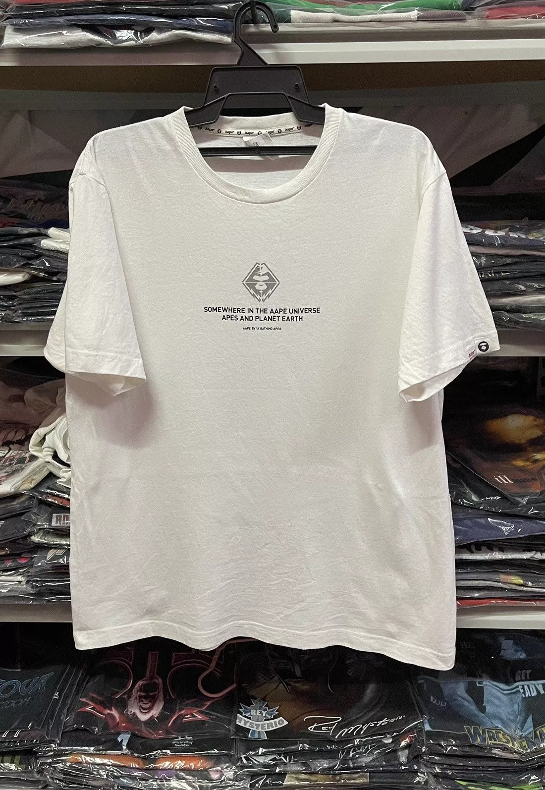 Aape Short Sleeve T Shirts Aape Tee White