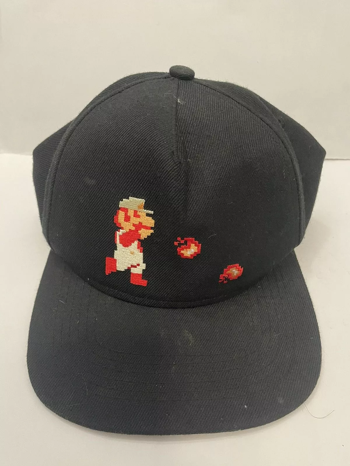 Nintendo Hats Super Mario Nintendo SnapBack Hat Black Streetwear
