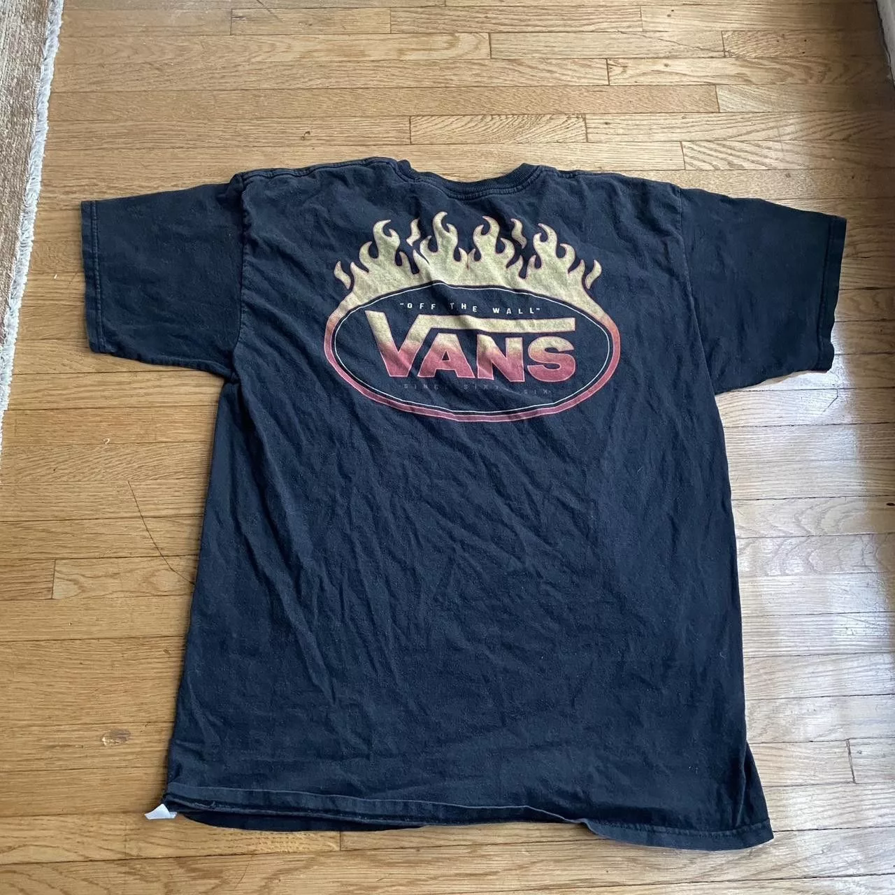 Vans Short Sleeve T Shirts Vintage Vans Tee Black