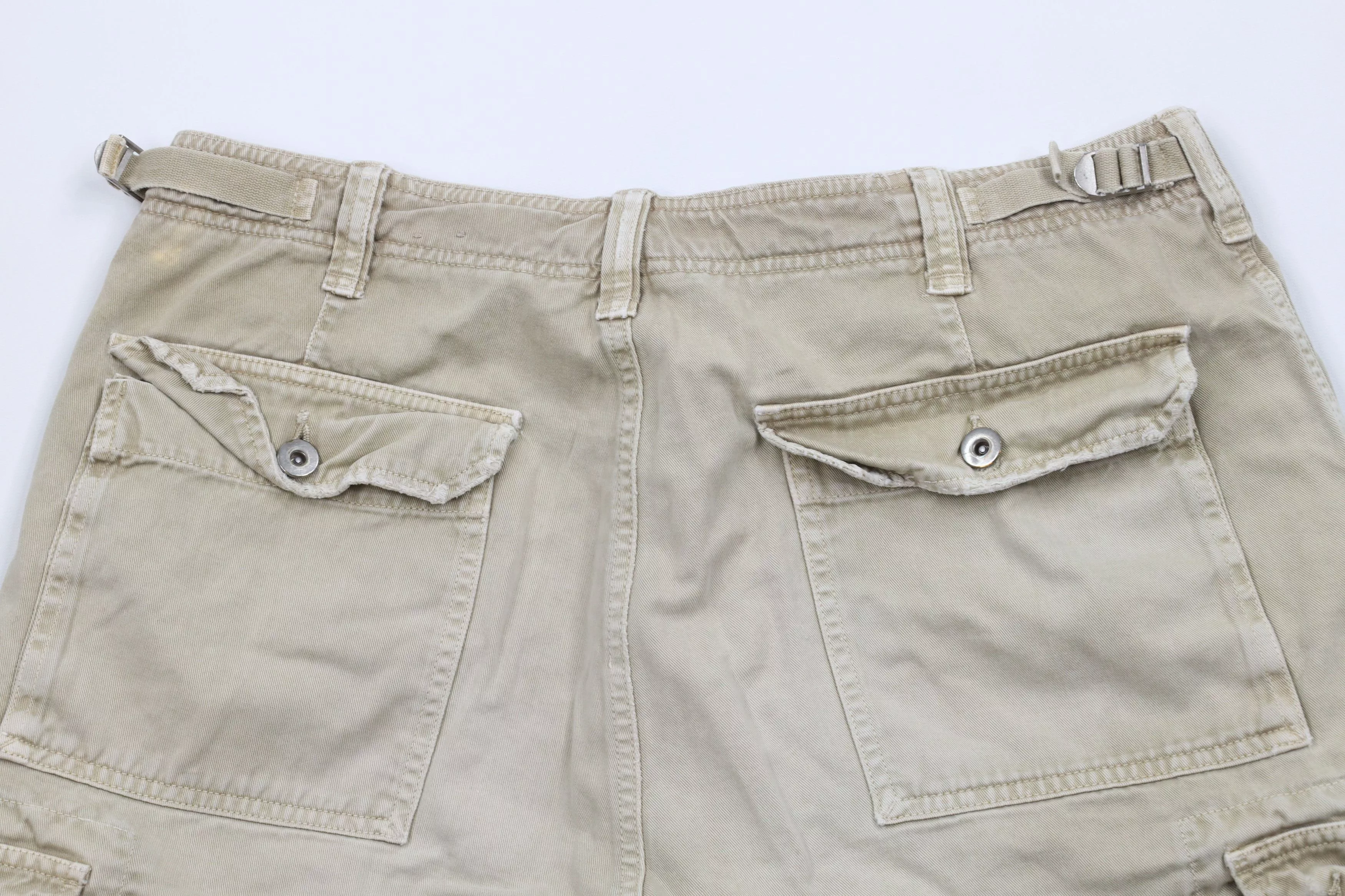 American Eagle Outfitters Shorts American Eagle Outfitters × Vintage Vintage American Eagle Outfitters Surplus Cargo Shorts Beige