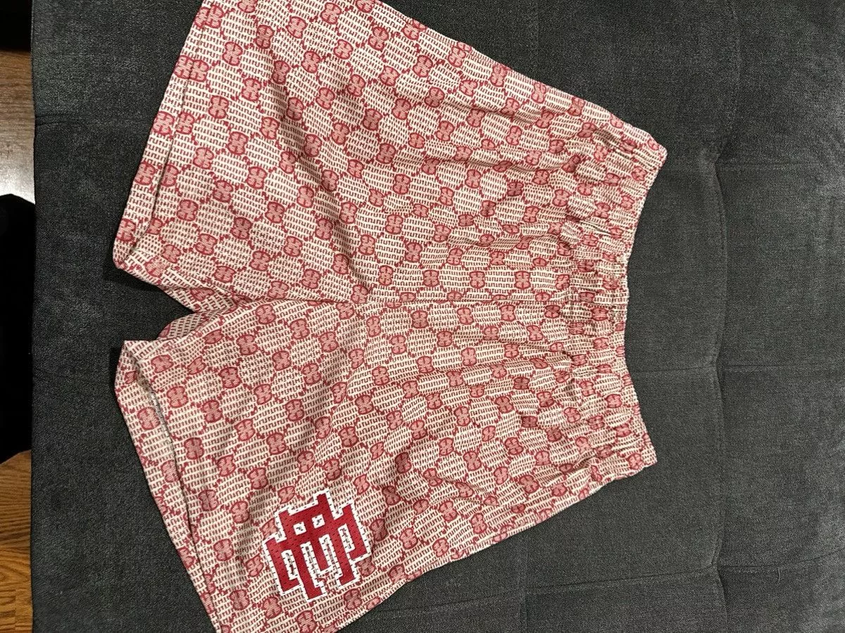 Eric Emanuel Shorts Eric Emanuel EE basic short “ red Gucci “
