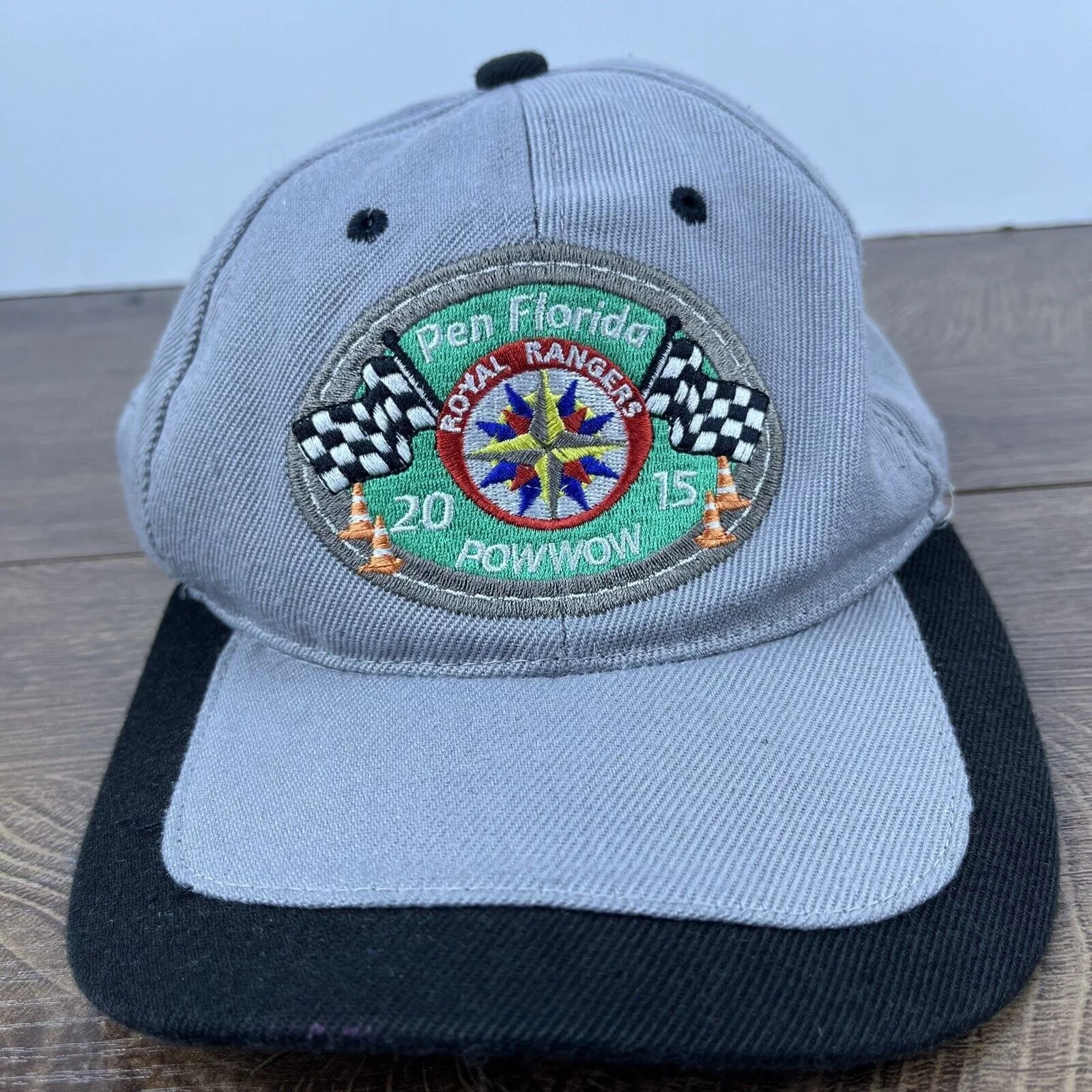 Other Hats Other Pen Florida Powwow Hat 2015 Royal Rangers Adjustable Hat Adu Gray