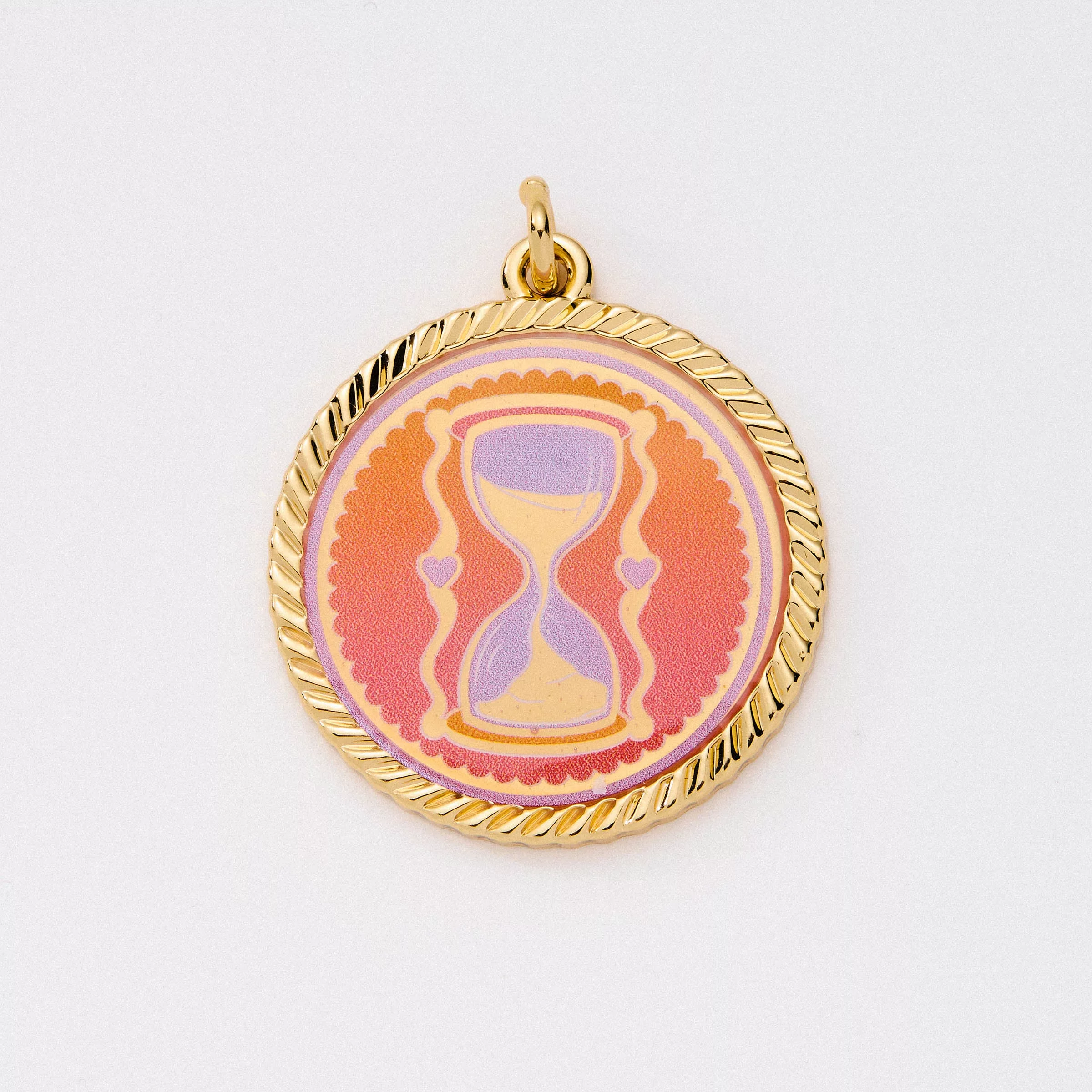 Time’s On Your Side Hourglass Charm