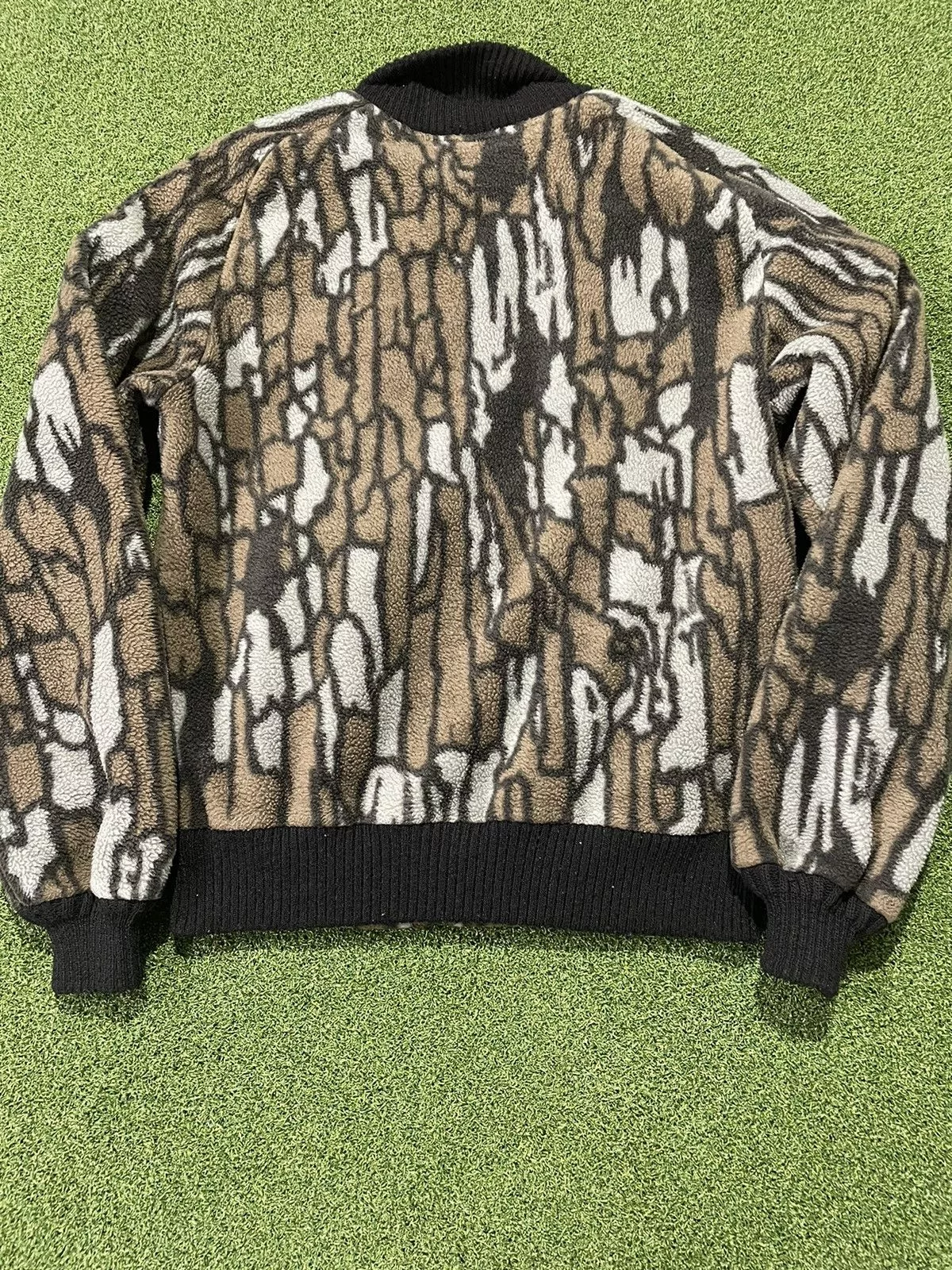 Vintage Bombers Vintage 10X Tree Camo High Pile Fleece Bomber Multi