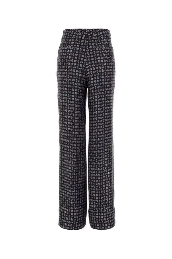 Prada Pants Prada Printed Silk Pant Multi