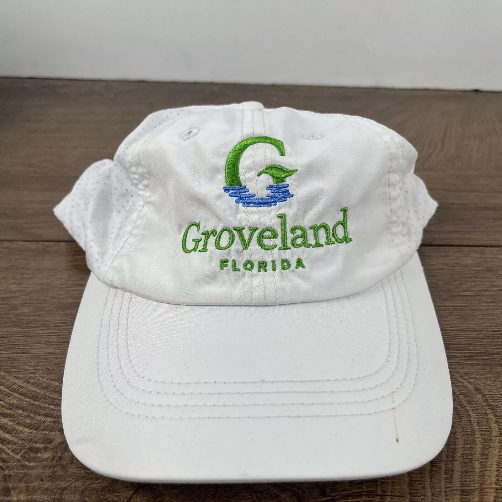 Other Hats Other Groveland Florida Hat White Adjustable Hat White Adult Size