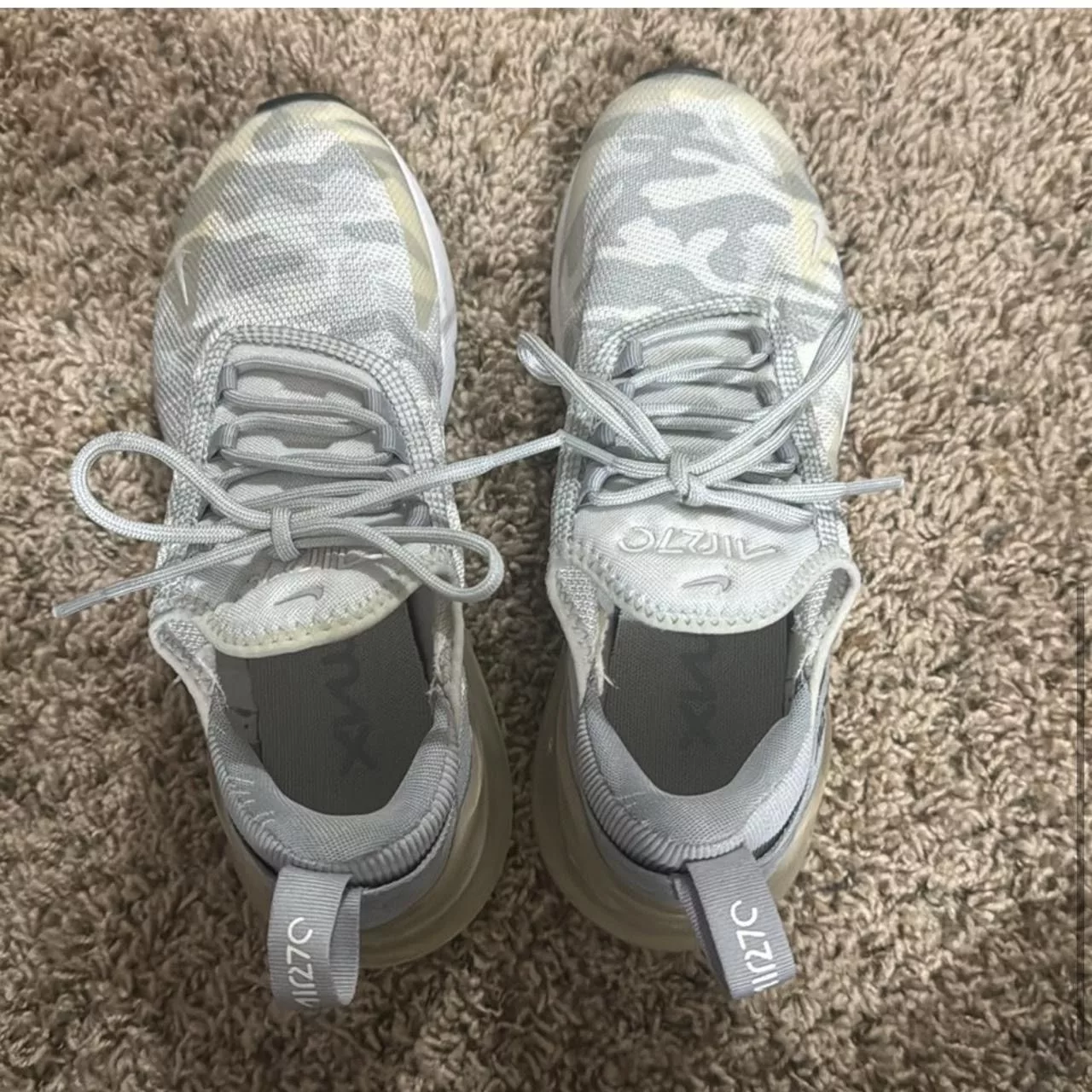 Nike Low Top Sneakers Nike Air Max 270 Grey Camo Gray