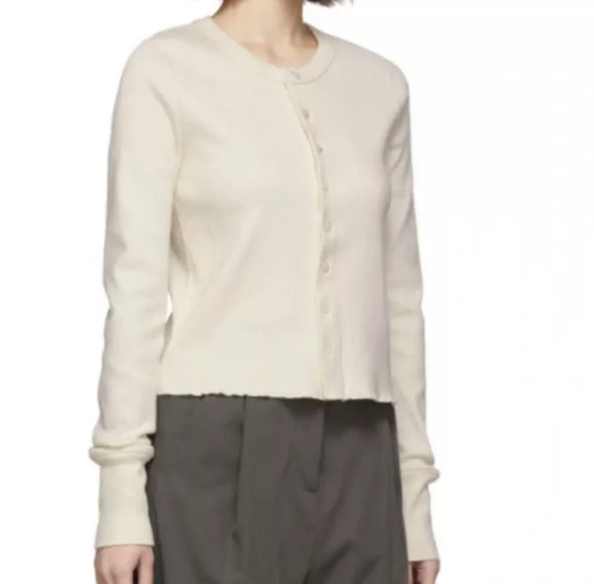 Helmut Lang Sweaters Helmut Lang Off white cardigan