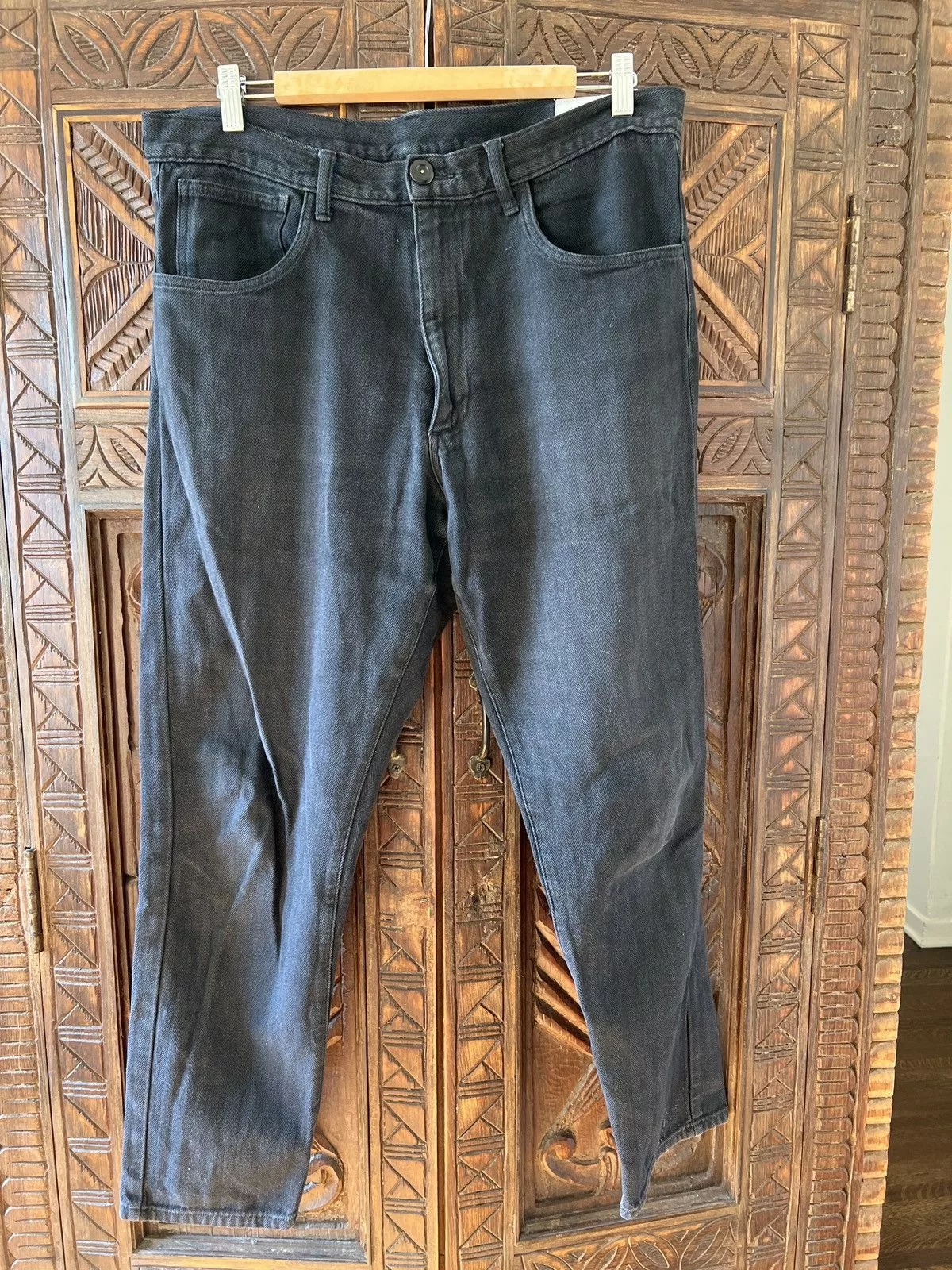 Prospective Flow Casual Pants Prospective Flow Everflow K-410 Black Herringbone Pants