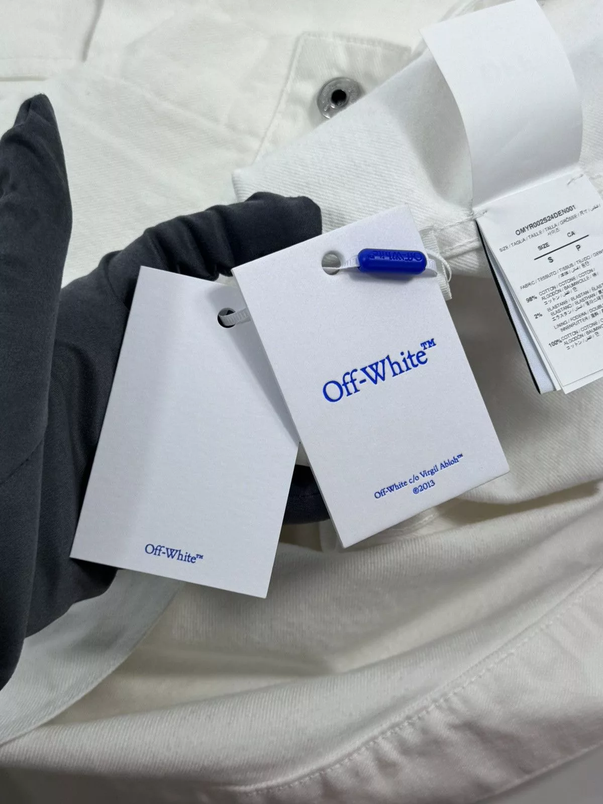 Off-White Vests Off-White OVERSIZED DENIM VEST