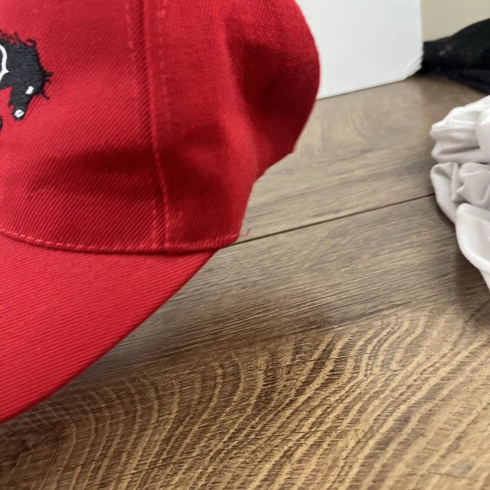 Other Hats Other Rough Riders Hat Red Cap Rough Riders Hat Adjustable Hat Red