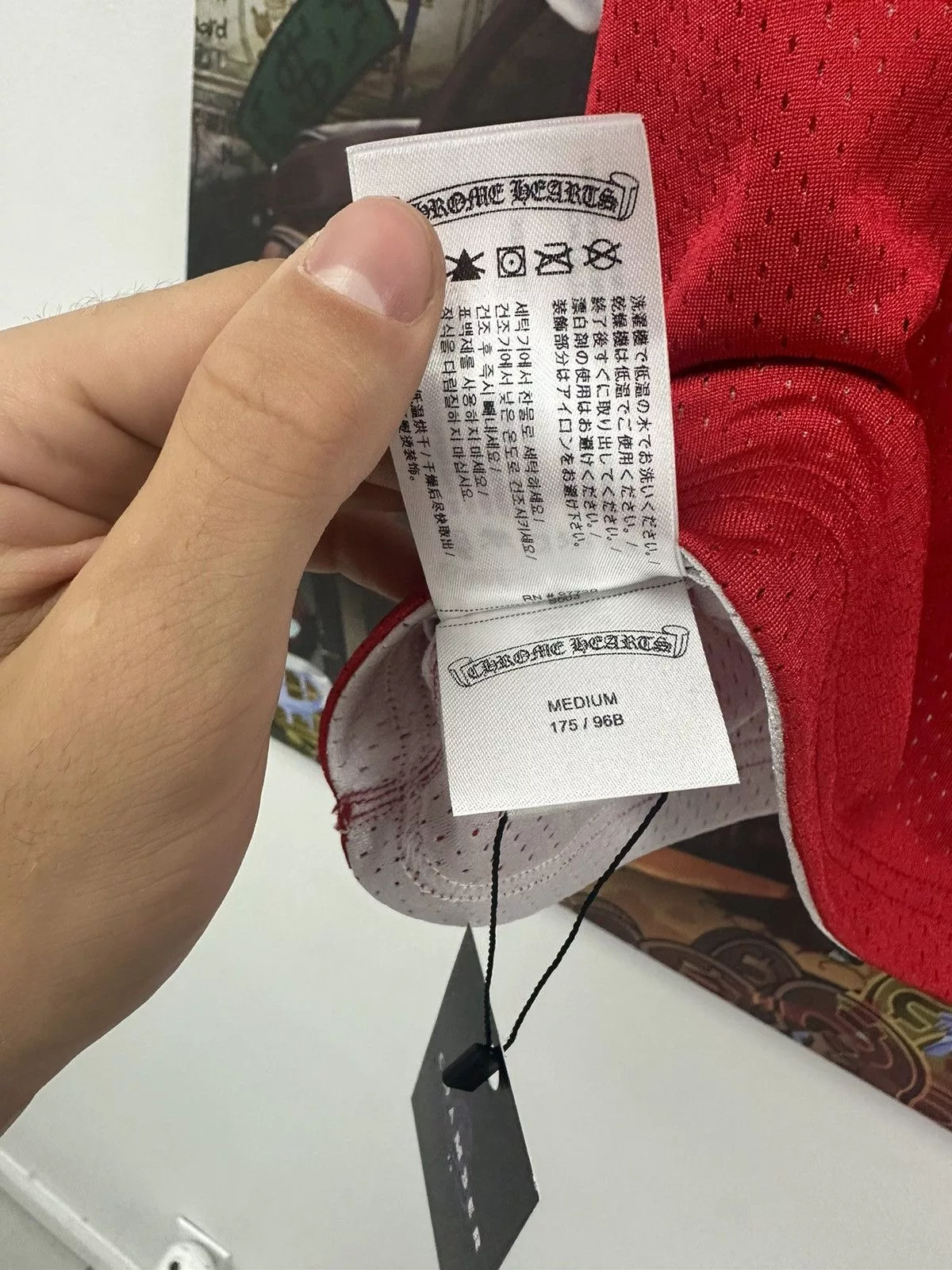 Chrome Hearts Jerseys Chrome Hearts Matty Boy Form Reversible Jersey Red