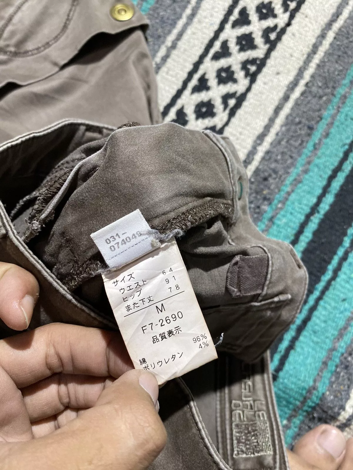 Marithe + Francois Girbaud Pants Marithe + Francois Girbaud Marithe Francois Girbaud Women Skinny Biker Pants Brown