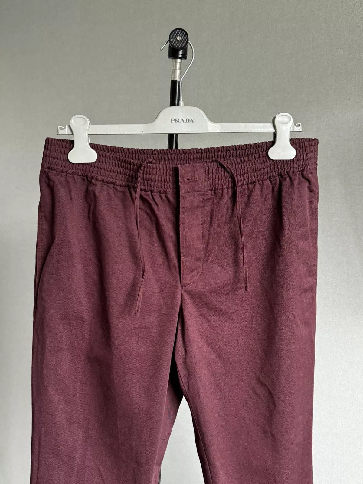 Hermes casual pants Red