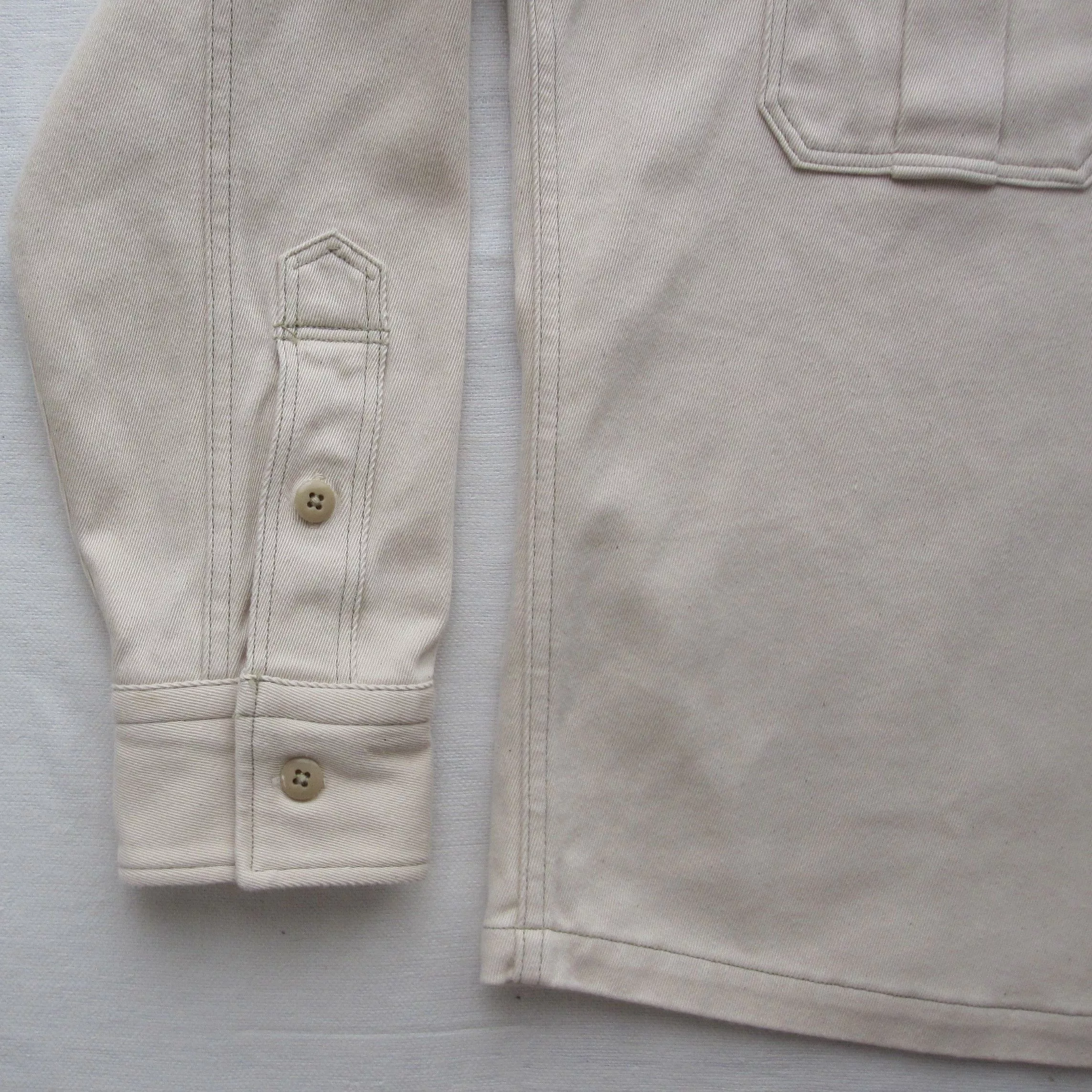 Freewheelers Shirts Button Ups Freewheelers FUELER WORK SHIRT White