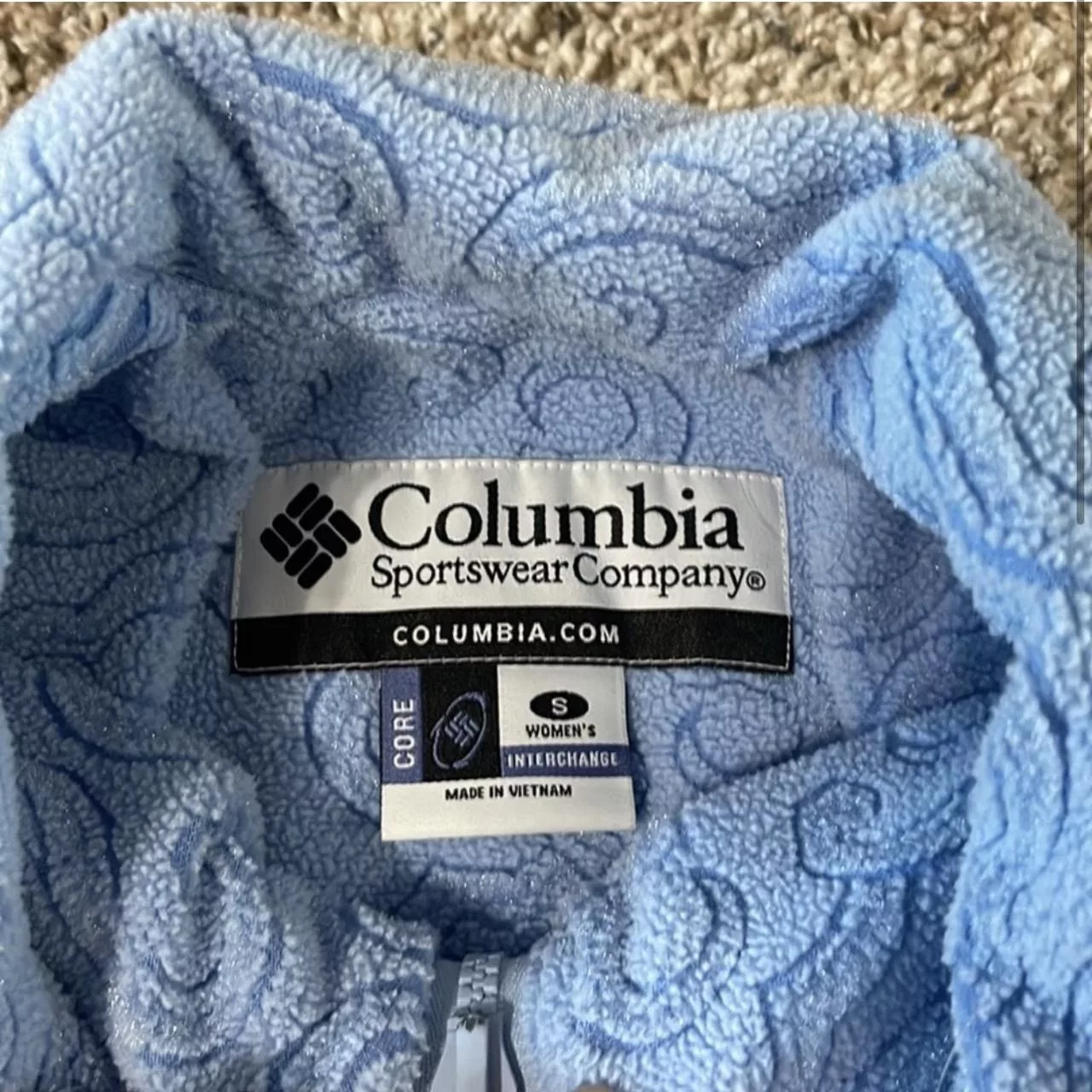 Columbia Coats Columbia × Vintage Vintage Fleece Lined Columbia Jacket Blue