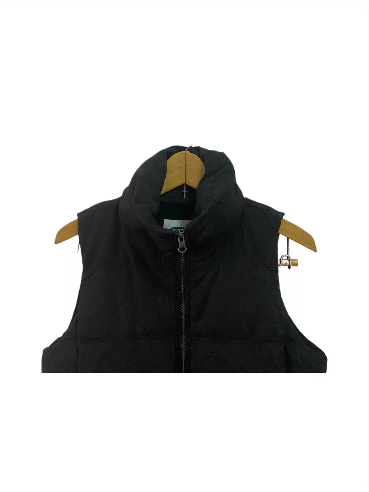 Old Navy Vests Old Navy Puffer Goose Down Vest Black